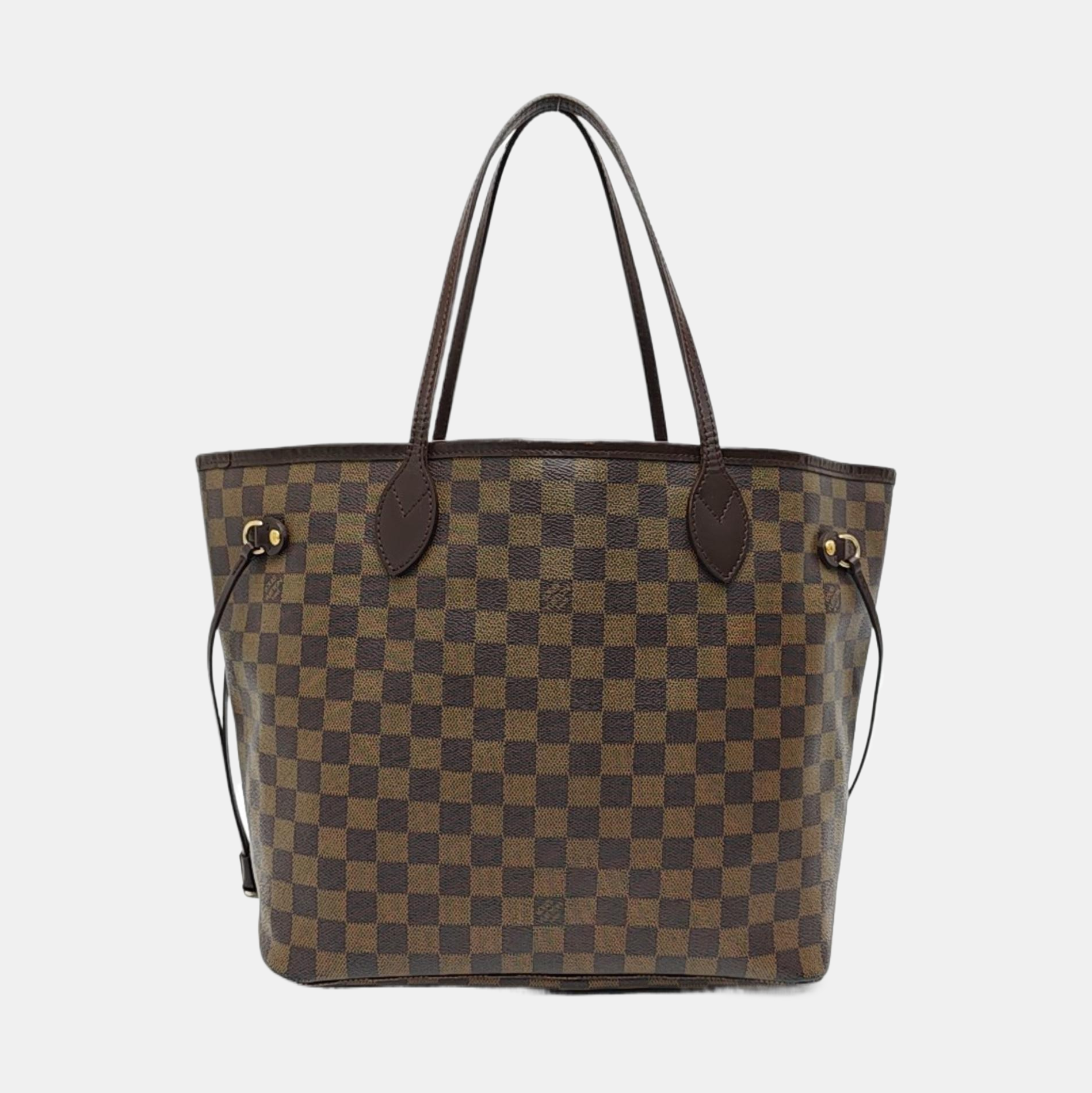 NEVERFULL MM Damier Ebene Coated Canvas Brown