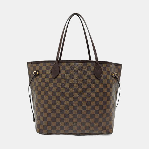 NEVERFULL MM Damier Ebene Coated Canvas Brown