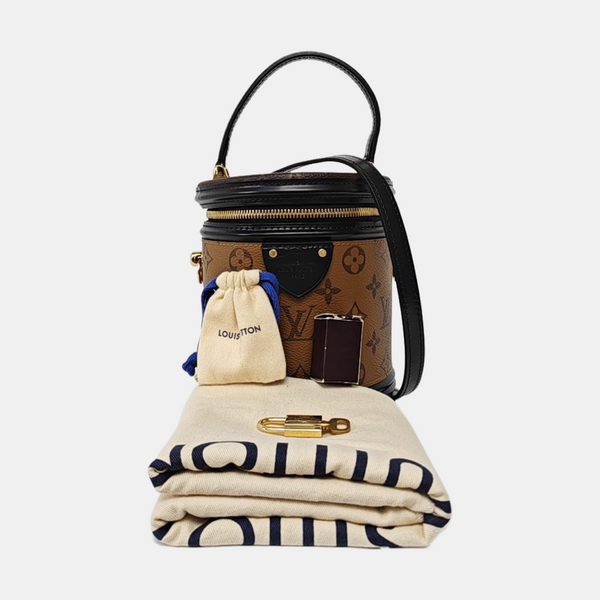 CANNES PM Monogram Coated Canvas Brown