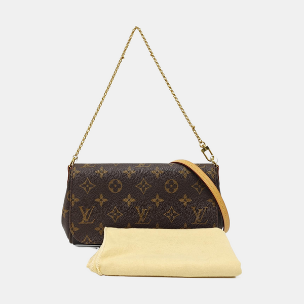 FAVORITE PM Monogram Coated Canvas Brown