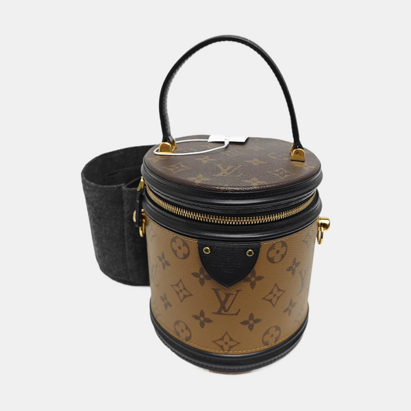 CANNES PM Monogram Coated Canvas Brown