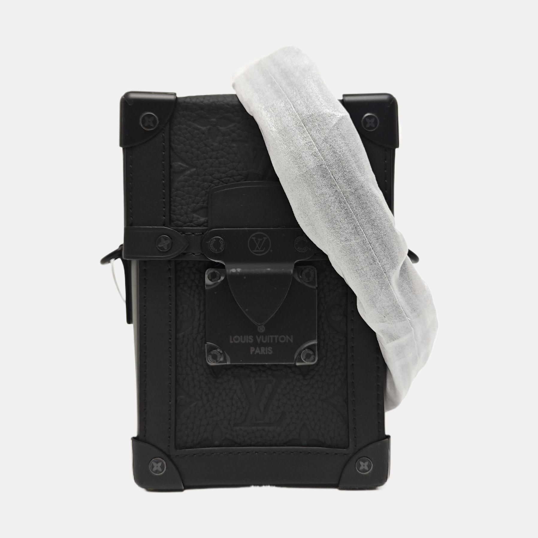TRUNK VERTICALE Monogram Calfskin Black