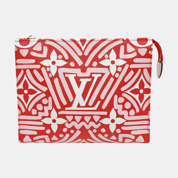 TOILET POCKET 26 Coated Canvas Red