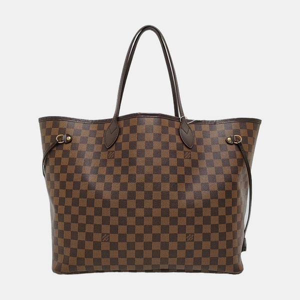 Authenticated pre-owned  NEVERFULL GM Coated Canvas Brown - Tote Bag at Looply