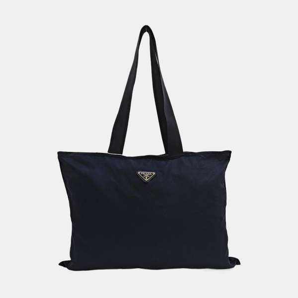 Nylon Shoulder Bag Blue