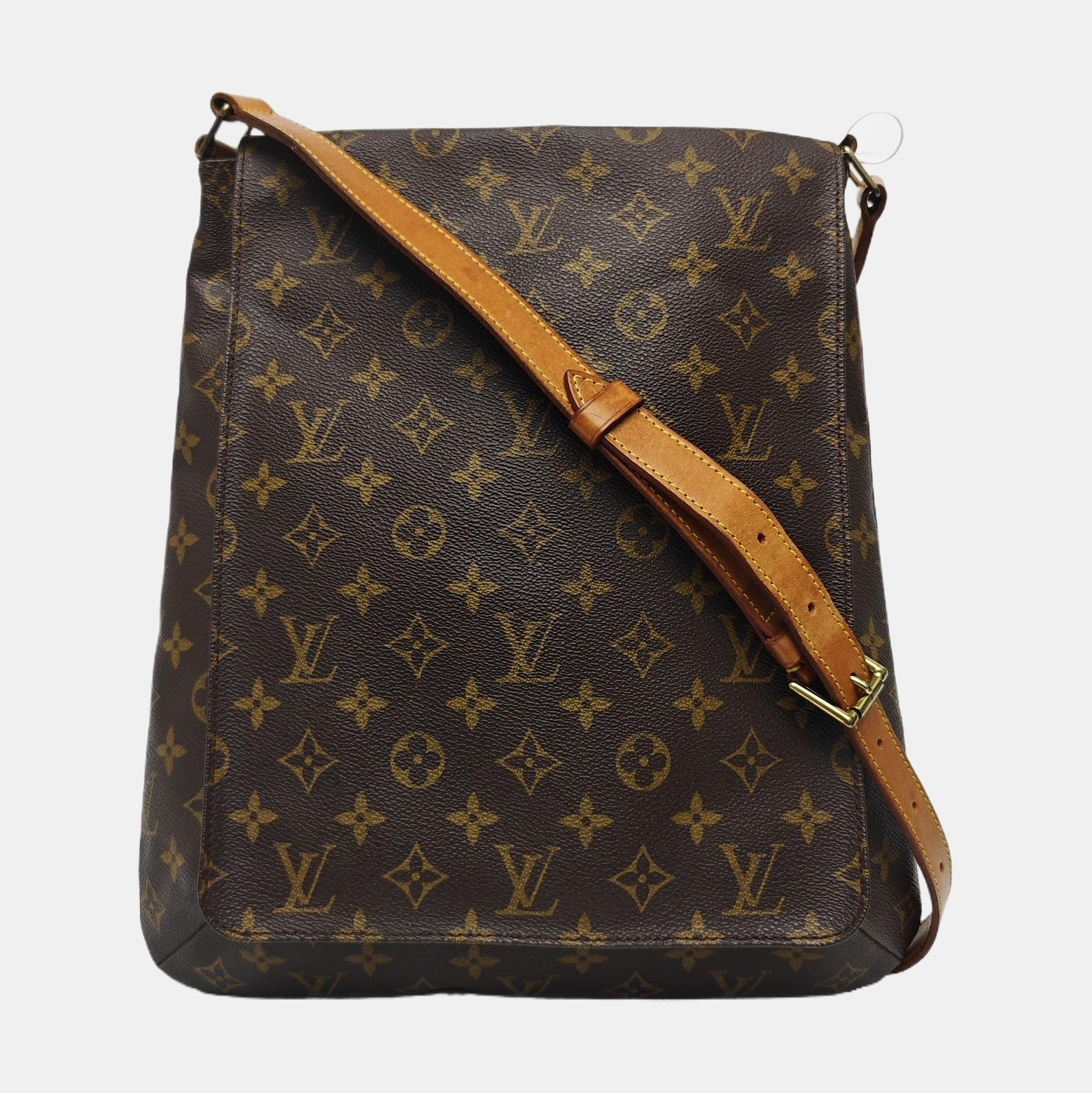 MUSETTE TANGO Monogram Coated Canvas Brown