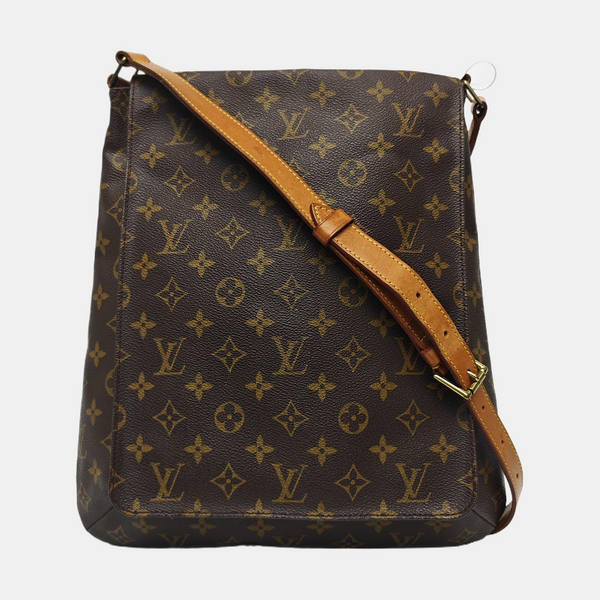 MUSETTE TANGO Monogram Coated Canvas Brown