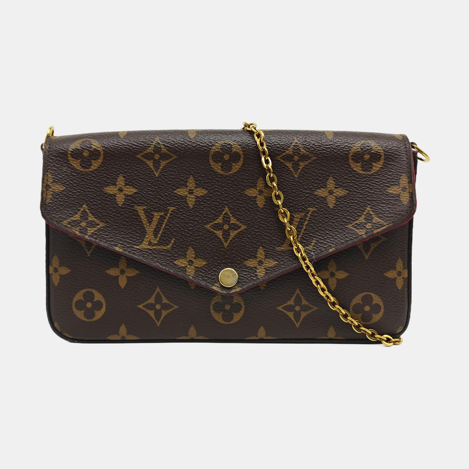 FÉLICIE Monogram Coated Canvas Brown