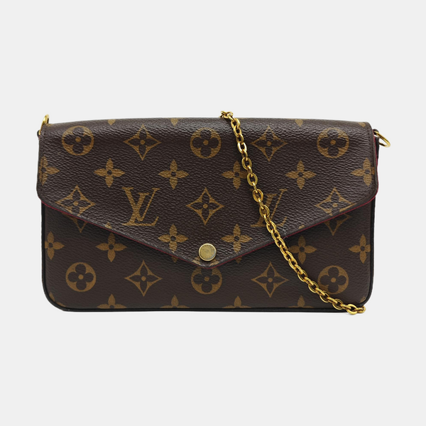 FÉLICIE Monogram Coated Canvas Brown