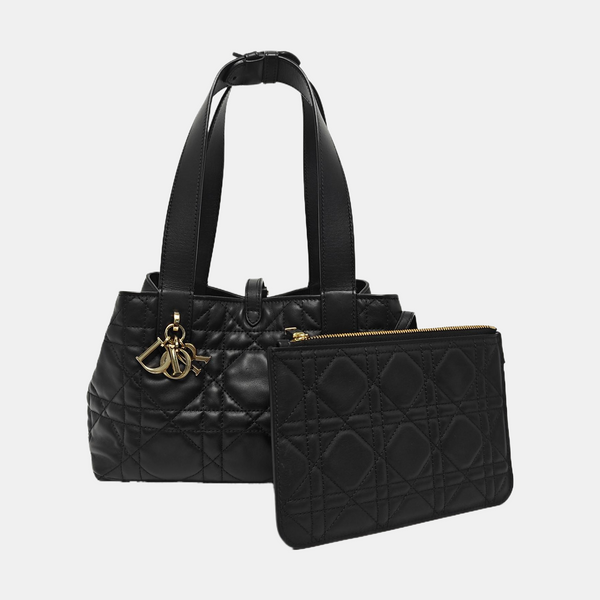 Toujours Small Cannage Calfskin Black