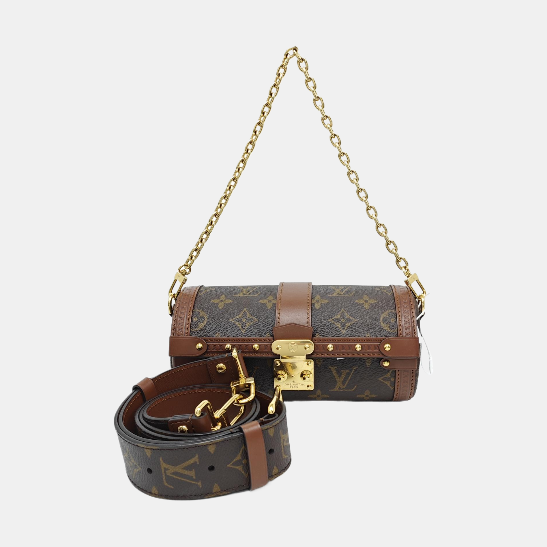 PAPILLON 19 Monogram Coated Canvas Brown