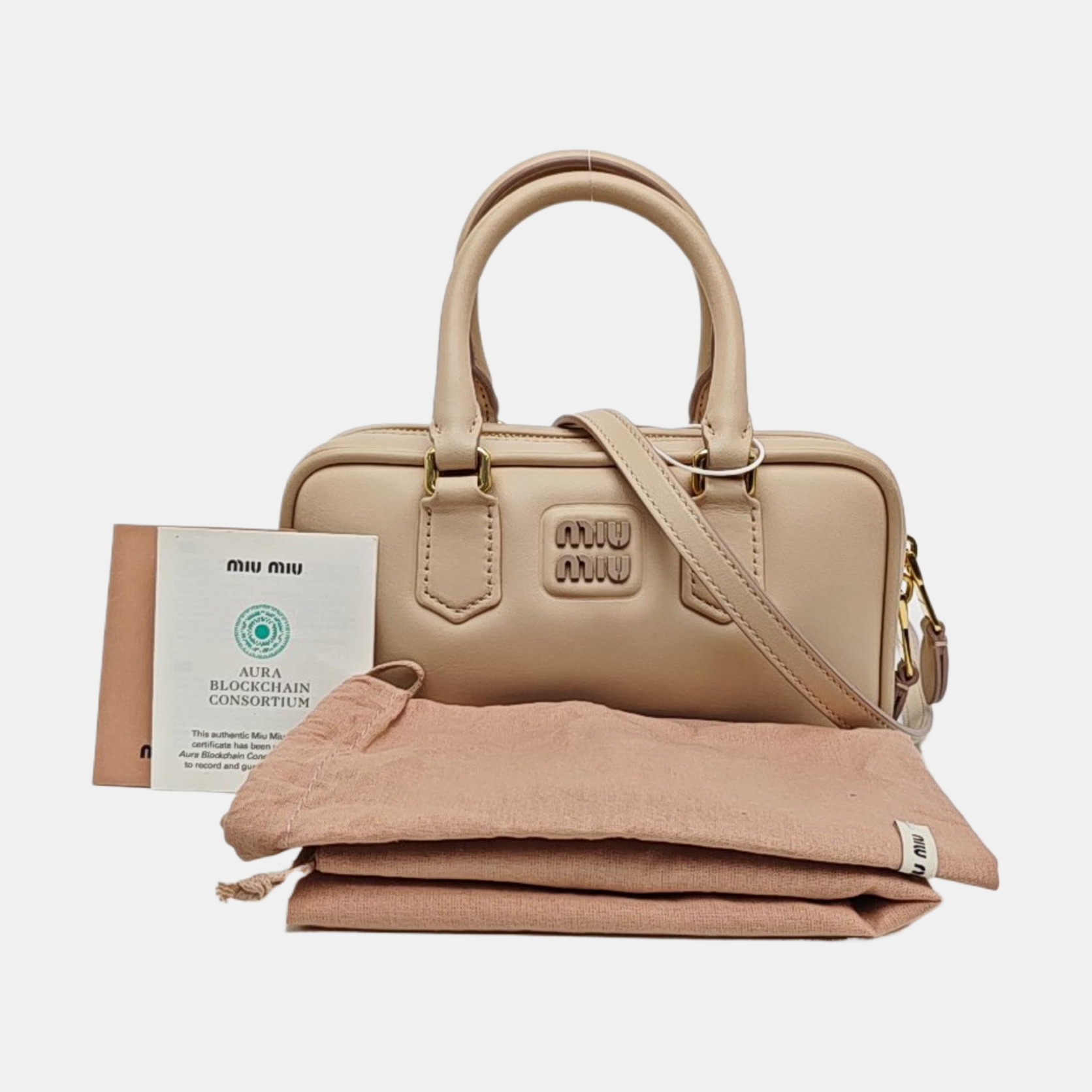 Arcadie Mini Calfskin Beige