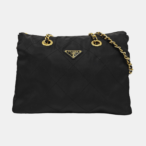 Re-Edition 1995 Chaîne Quilted Nylon Black