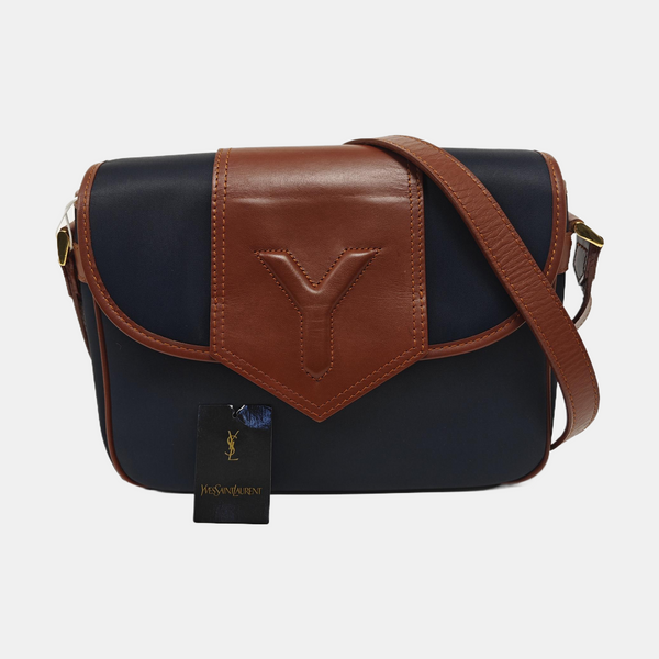 Fabric Shoulder Bag Blue