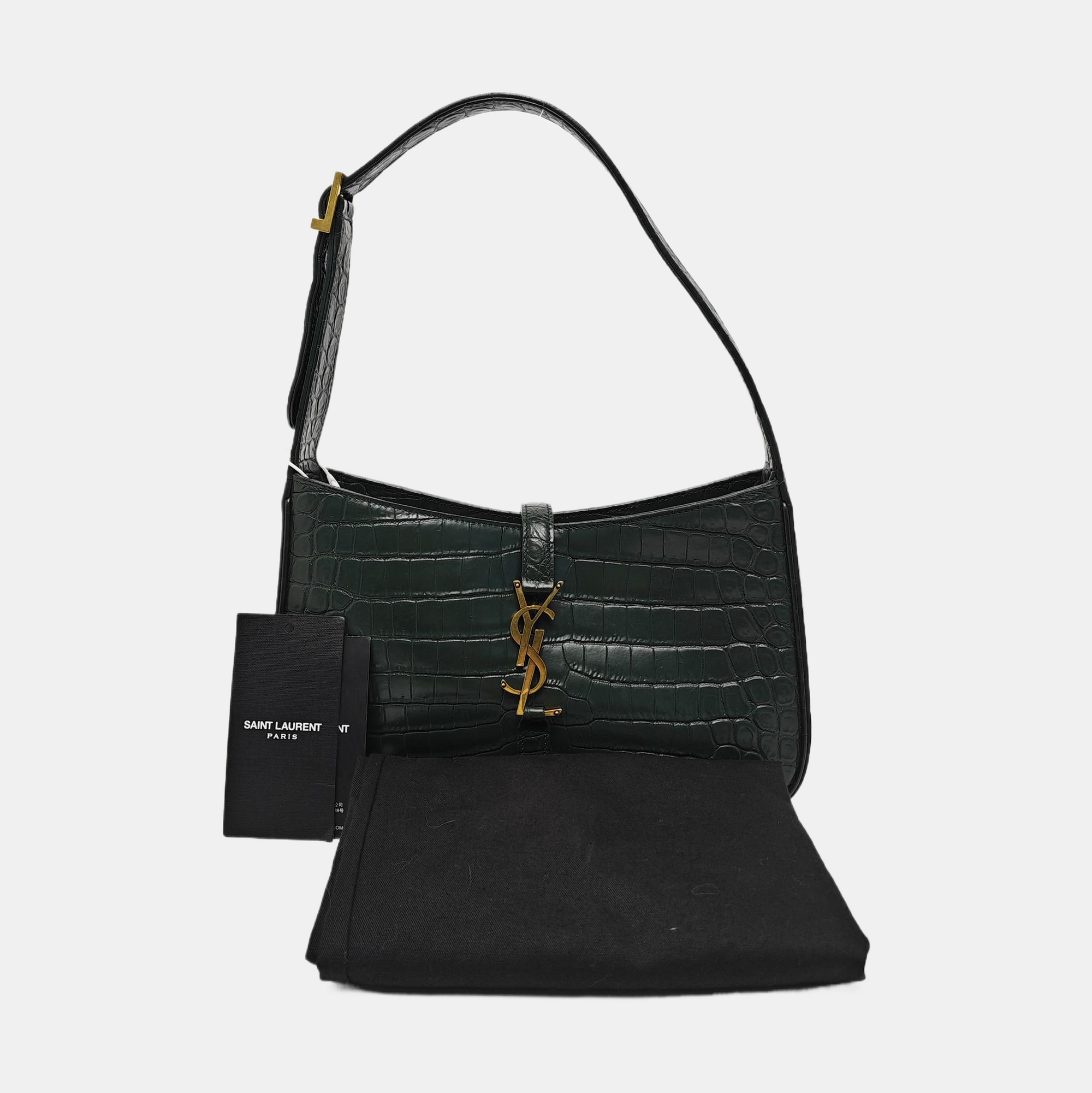 LE 5 À 7 Small Calfskin Green