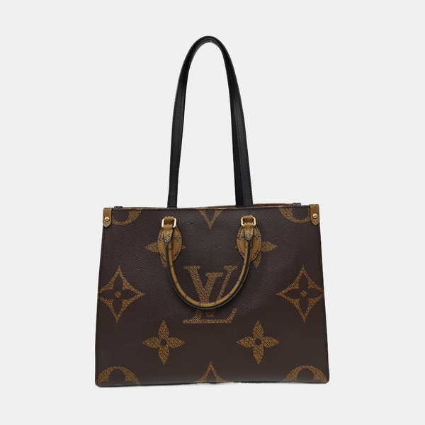 ONTHEGO MM Monogram Coated Canvas Brown