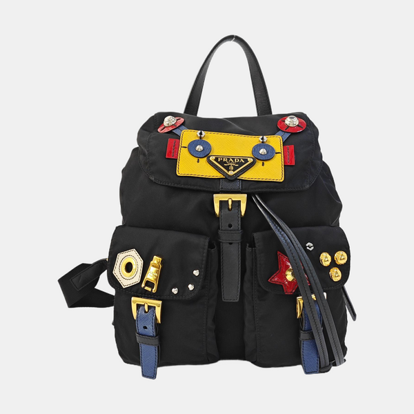 Nylon Backpack Black