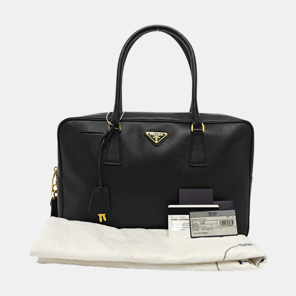 Bauletto Saffiano Calfskin Black