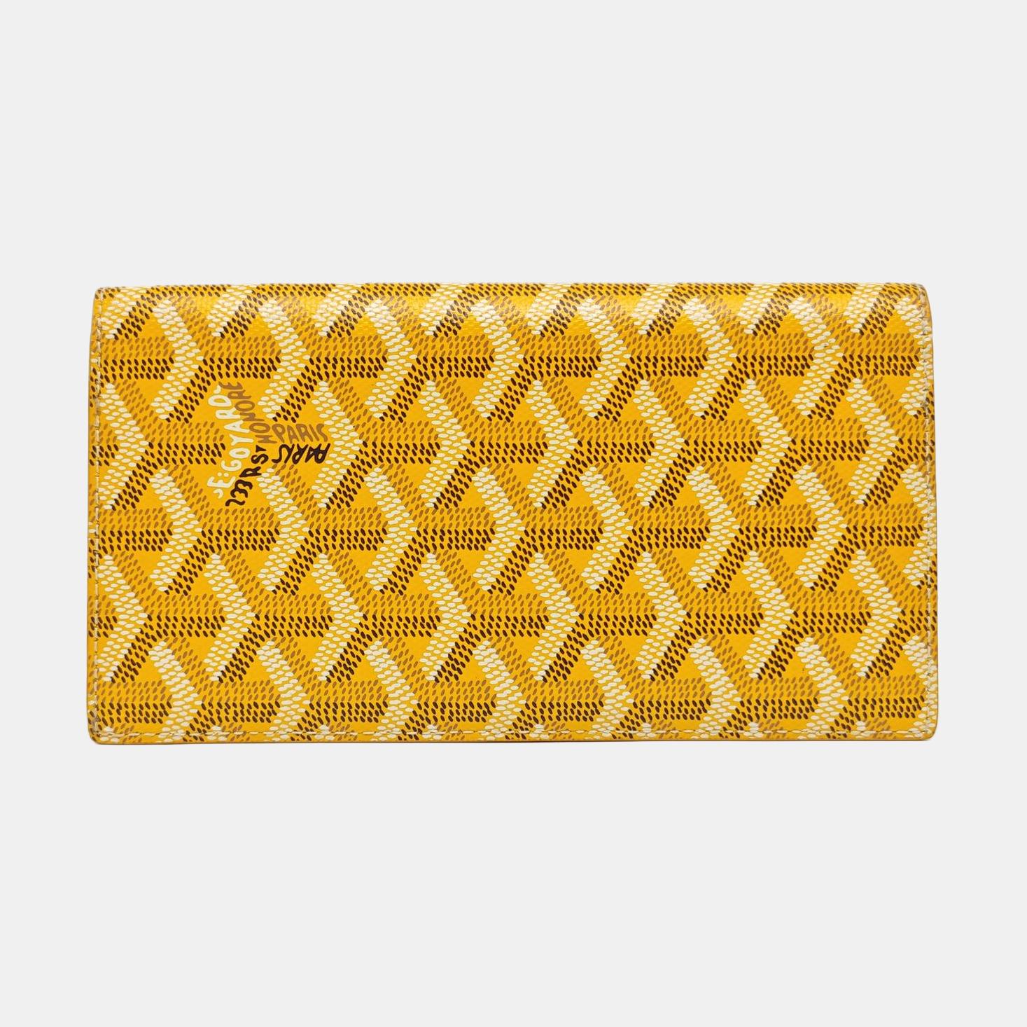 Coated Canvas Wallet Yellow