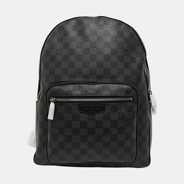 JOSH Damier Graphite Coated Canvas Gray