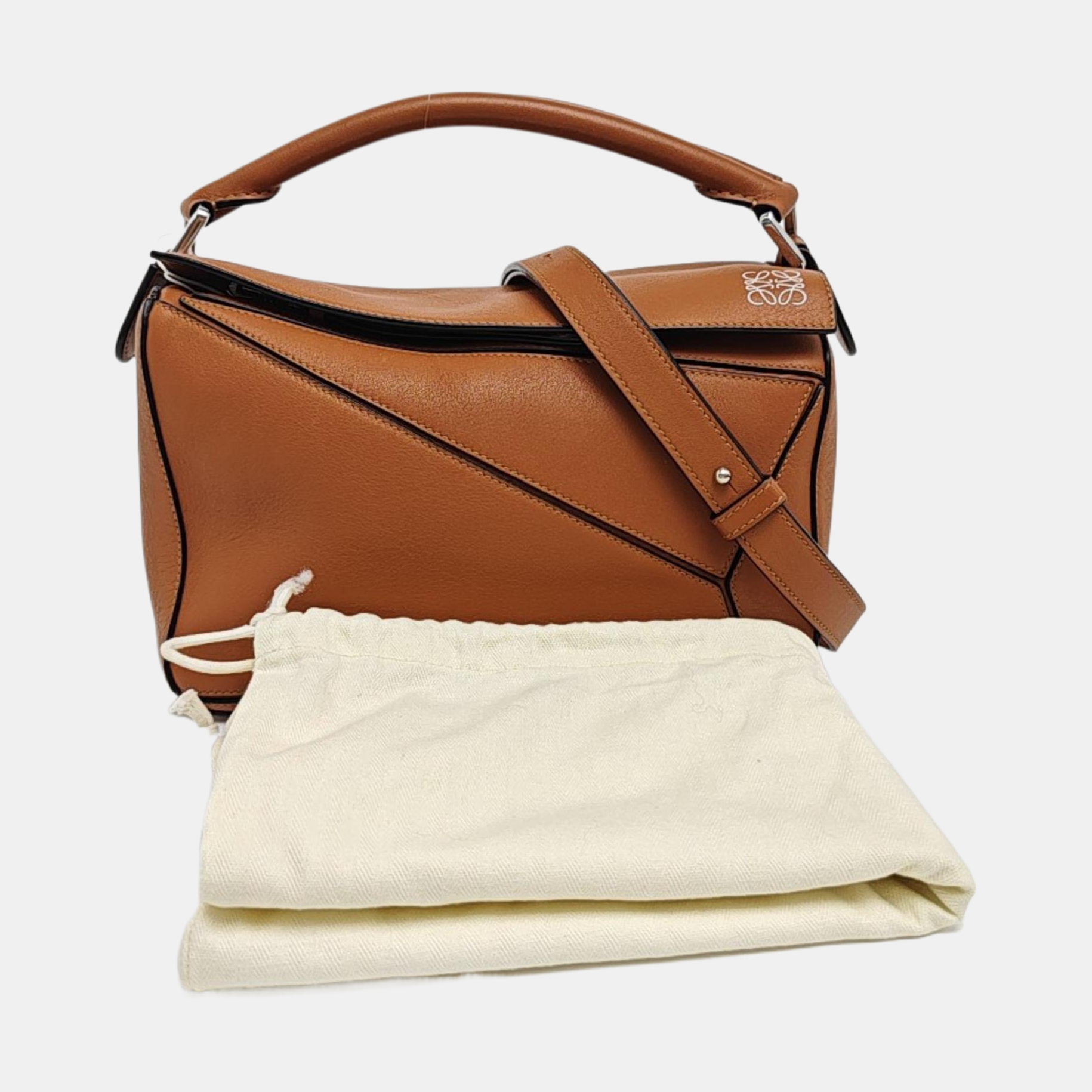 Puzzle Small Calfskin Brown