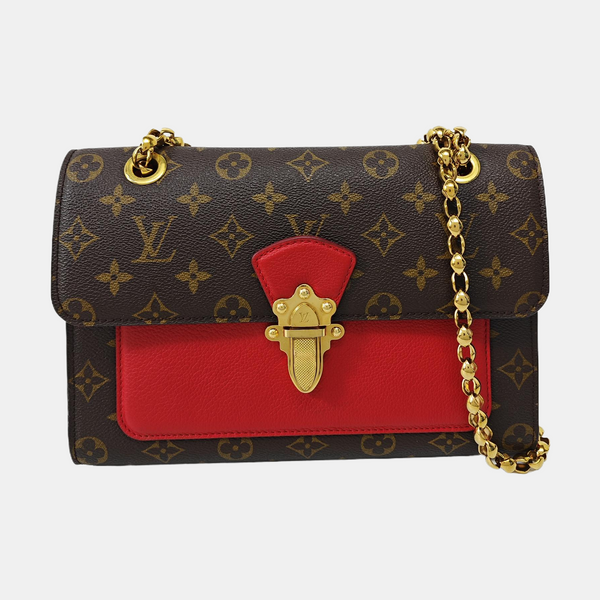 VICTOIRE Monogram Coated Canvas Brown