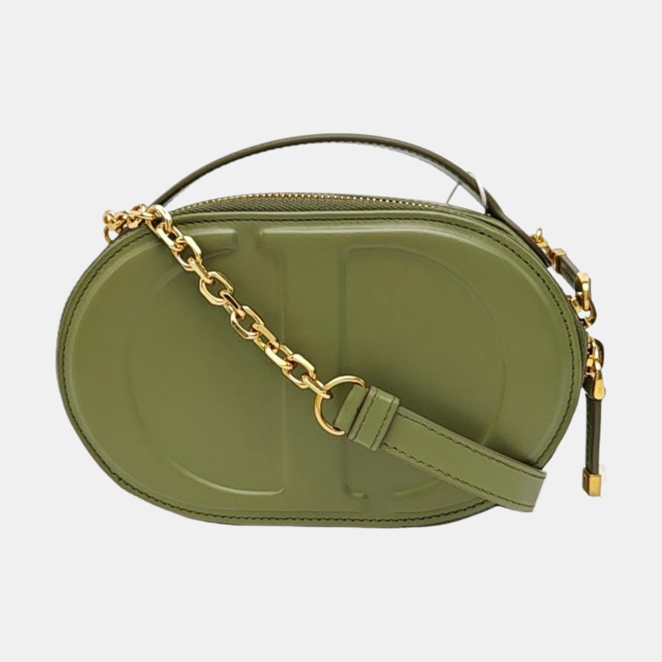 CD Signature Calfskin Green