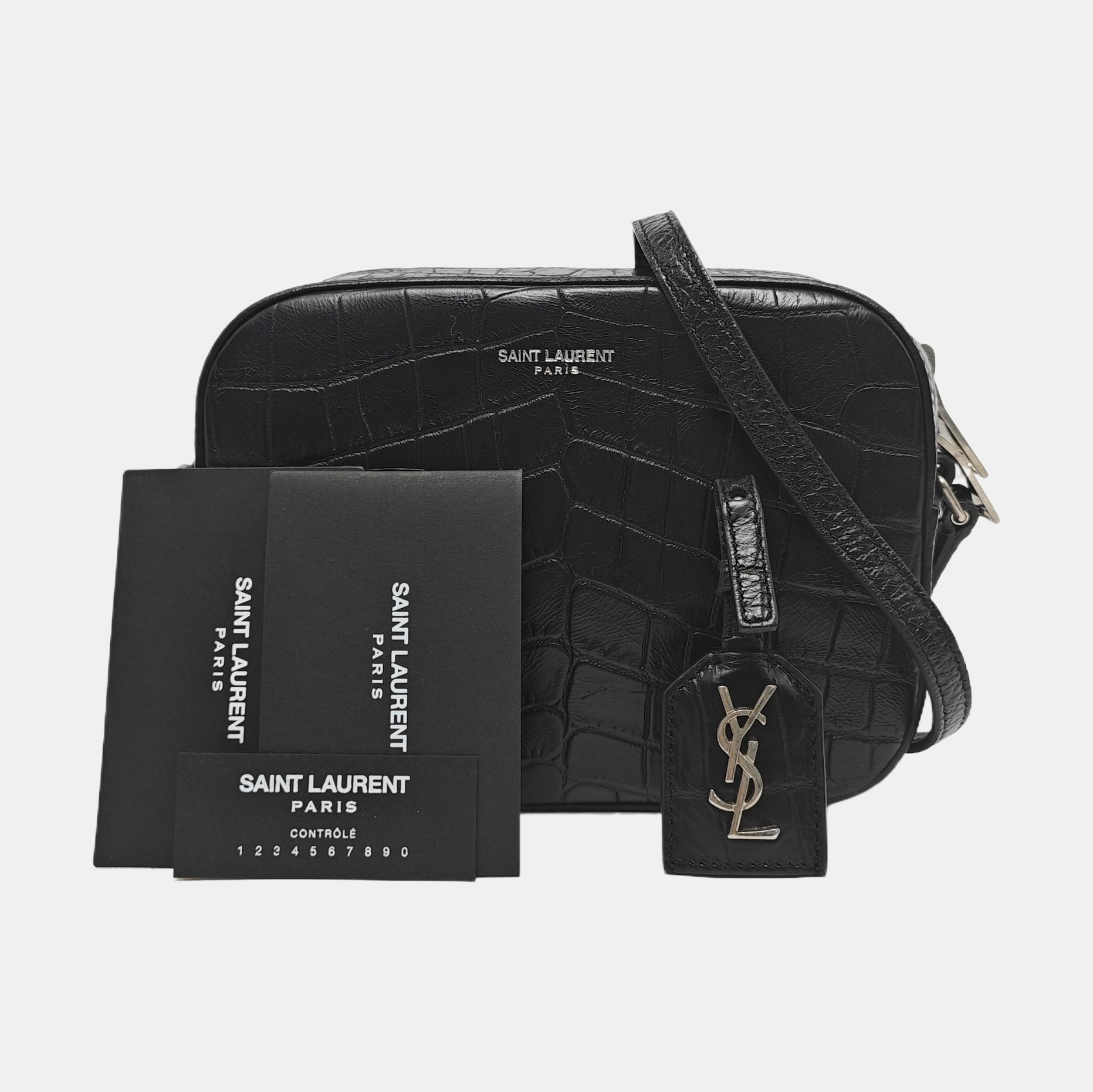 Calfskin Shoulder Bag Black