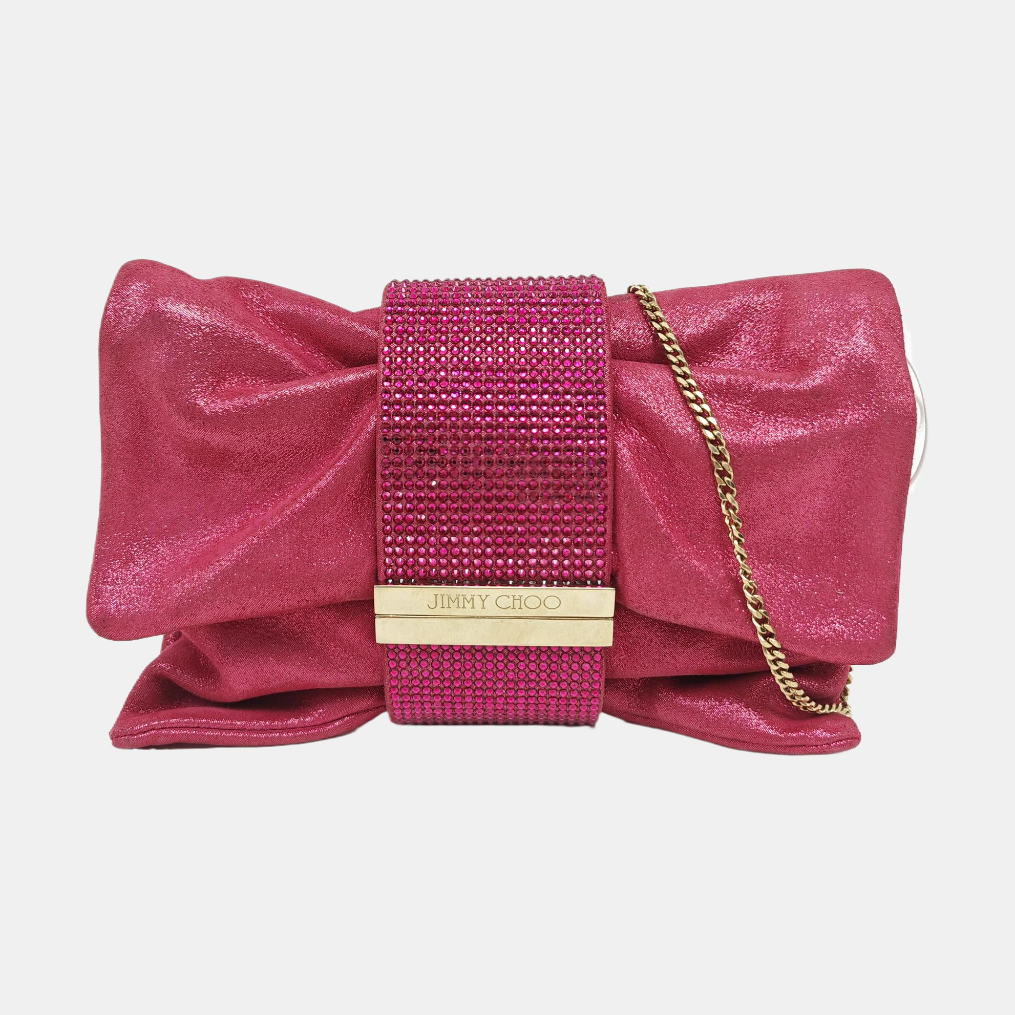 Fabric Crossbody Bag Red