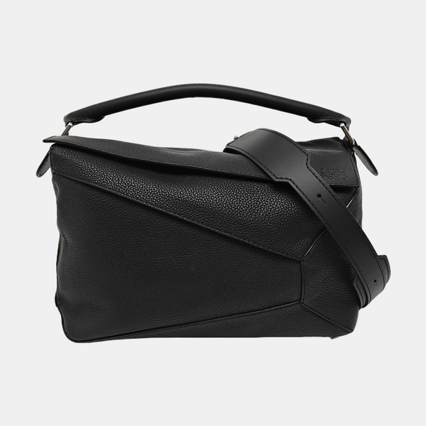 Puzzle Large Calfskin Black