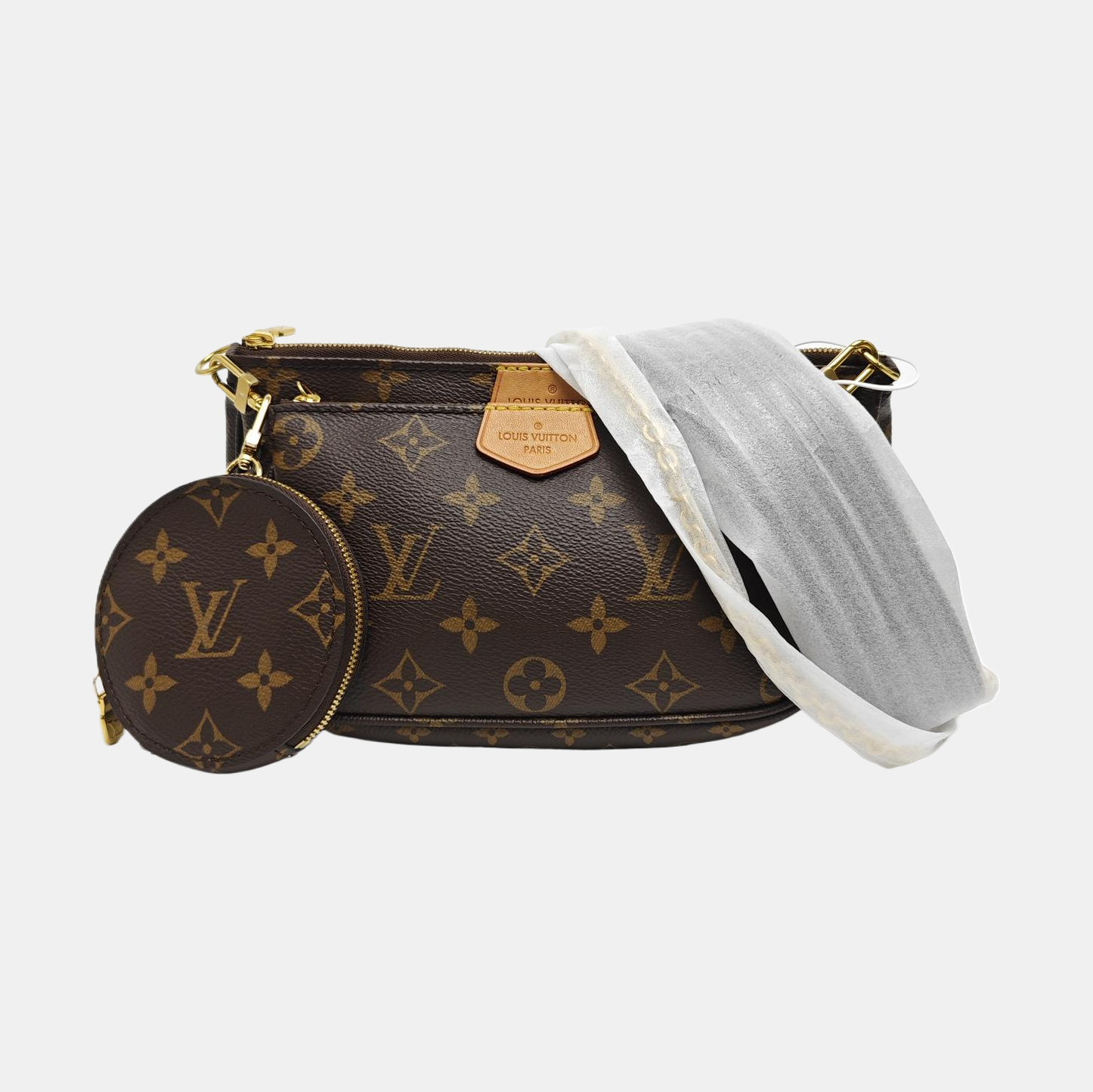 MULTI Monogram Coated Canvas Brown