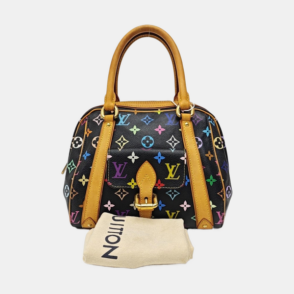LV × TM PRISCILLA Monogram Coated Canvas Black