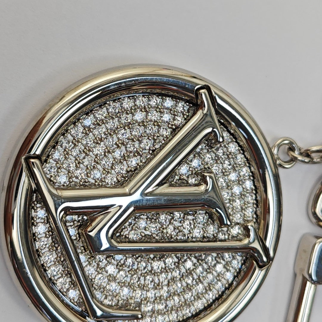 Metal Bag Charm Silver