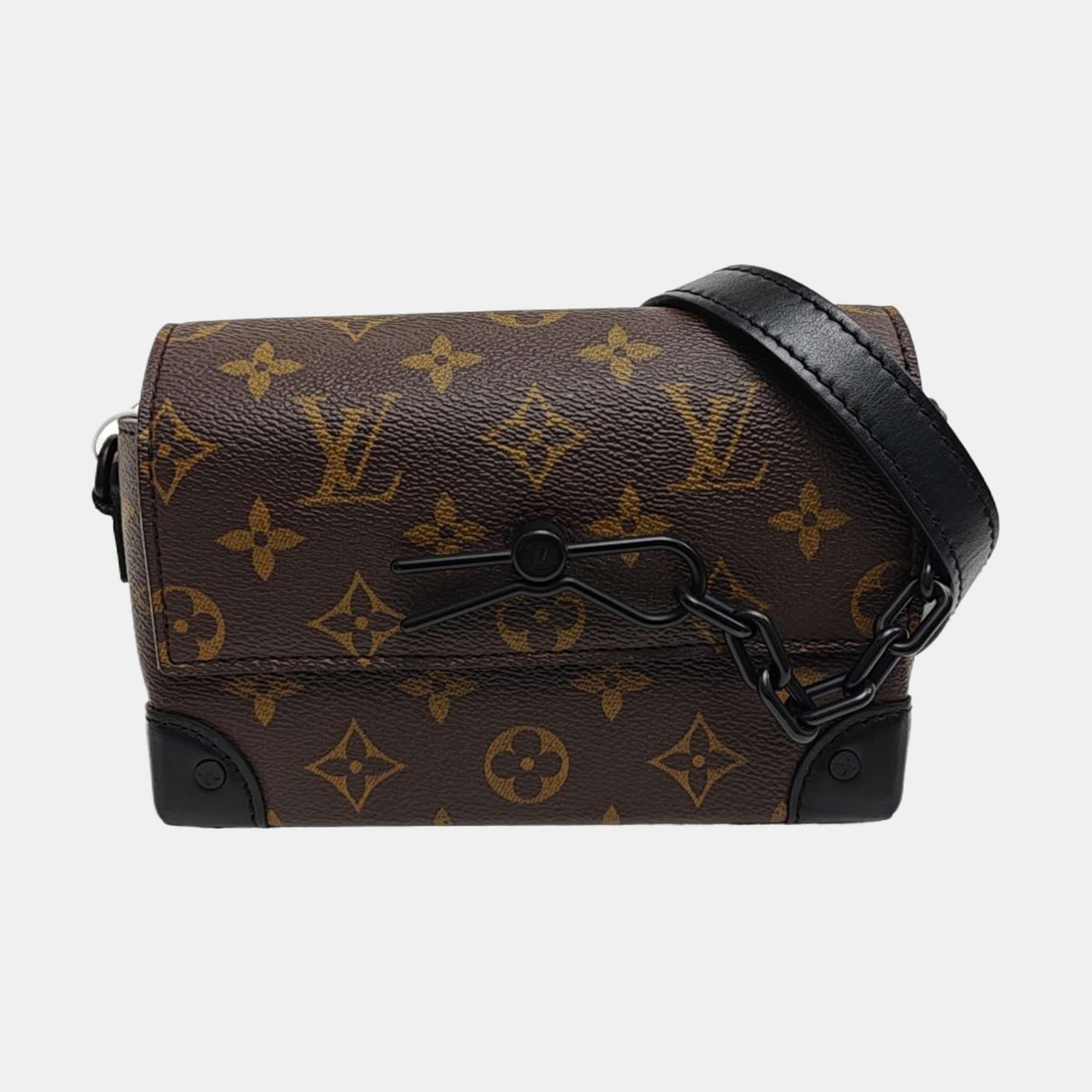 SOFT TRUNK Mini Monogram Coated Canvas Brown