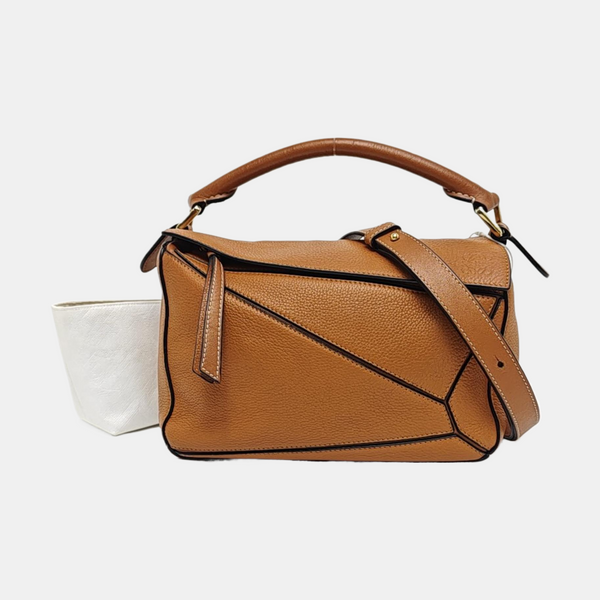 Puzzle Small Calfskin Brown