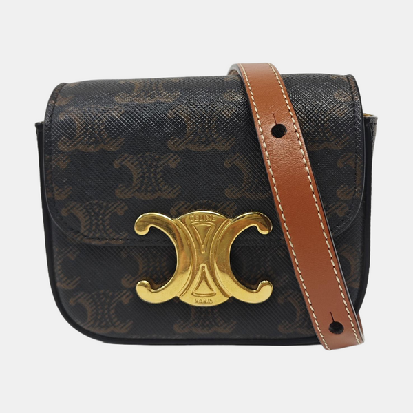 TRIOMPHE Mini Coated Canvas Black