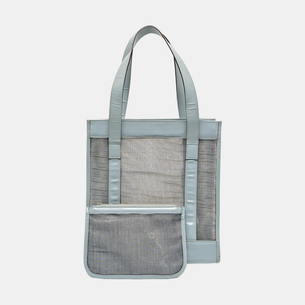 Special Material Tote Bag Blue