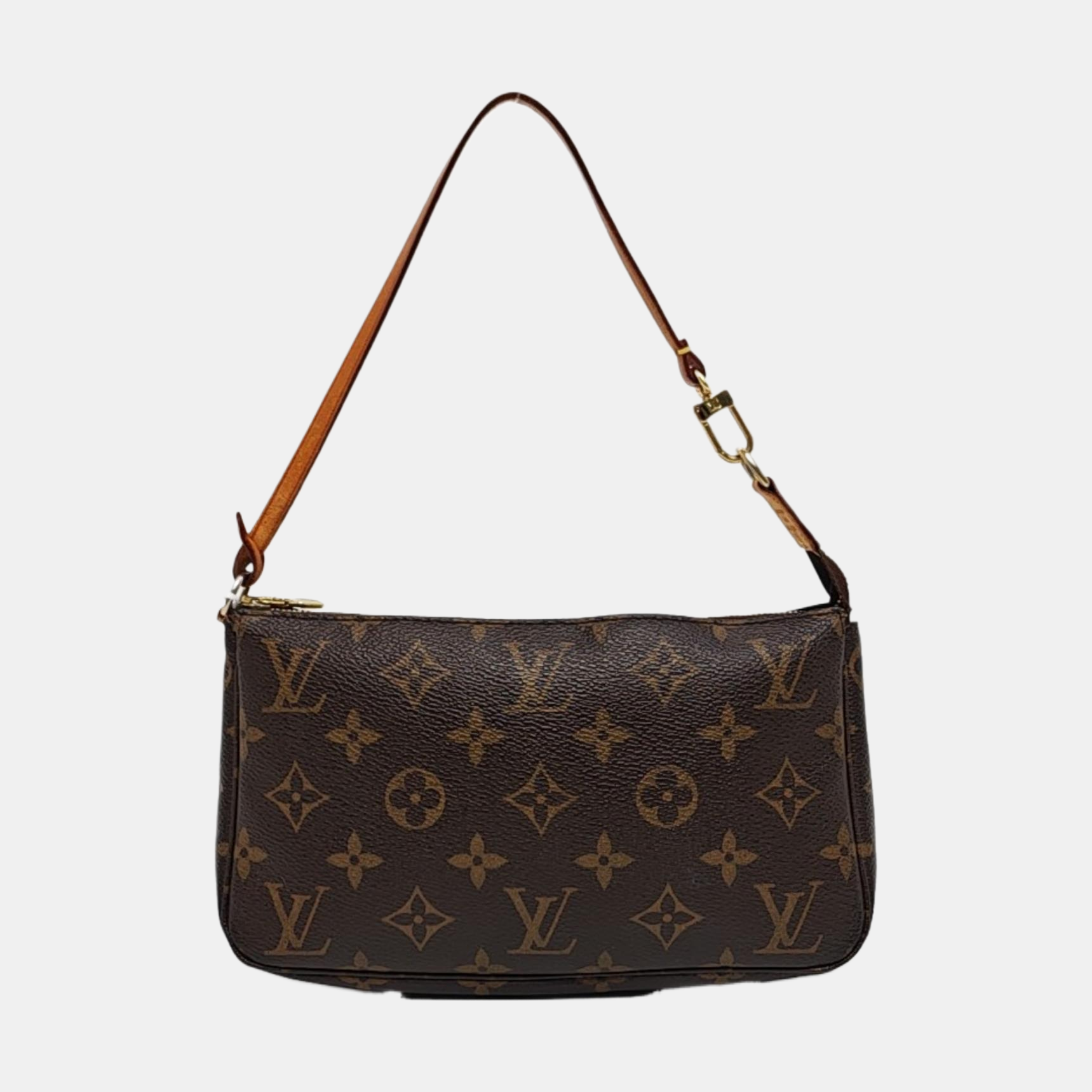 ACCESSOIRES Monogram Coated Canvas Brown