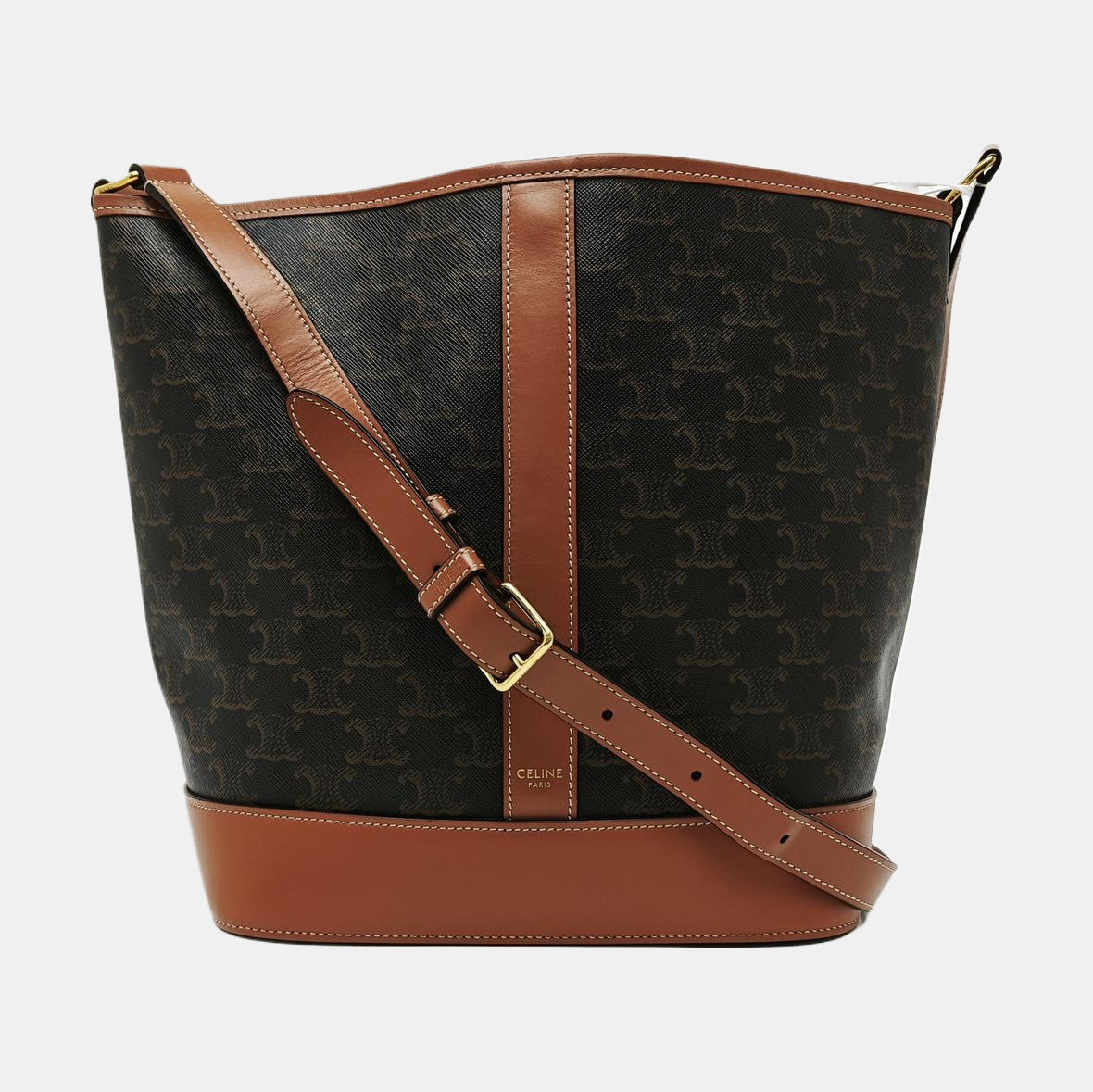 TRIOMPHE CANVAS Medium Coated Canvas Brown