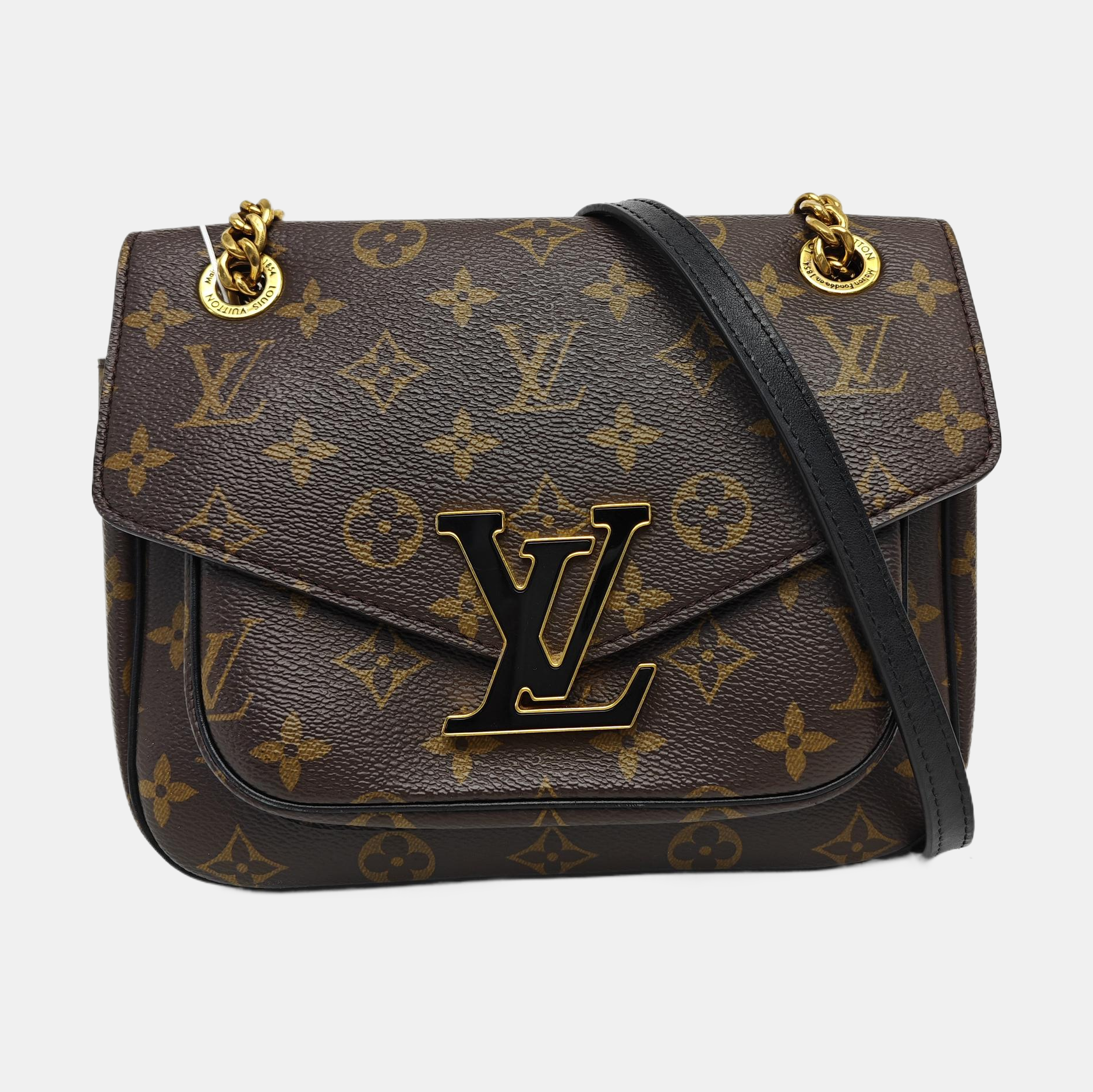 PASSY Monogram Coated Canvas Brown