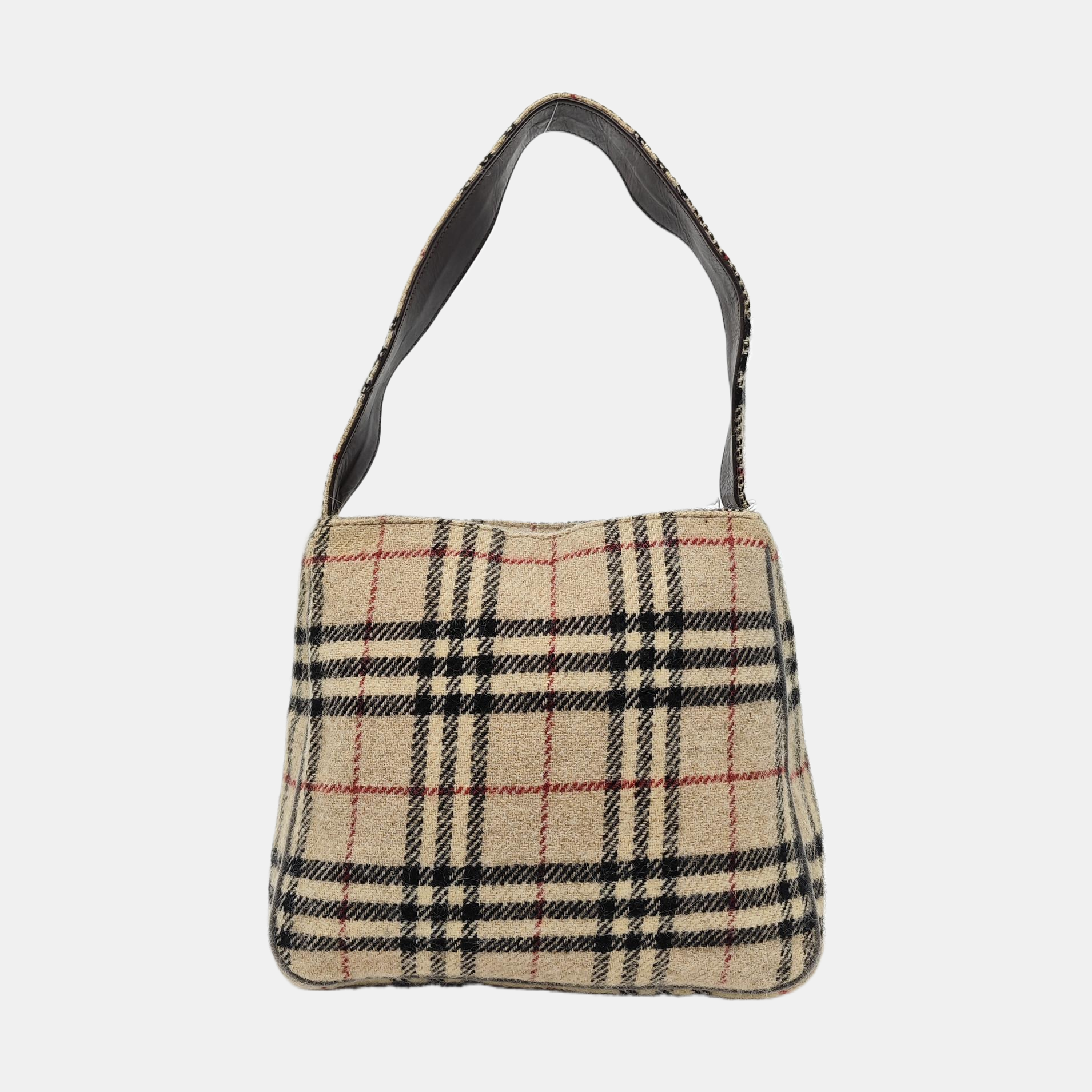 Wool Tote Bag Beige