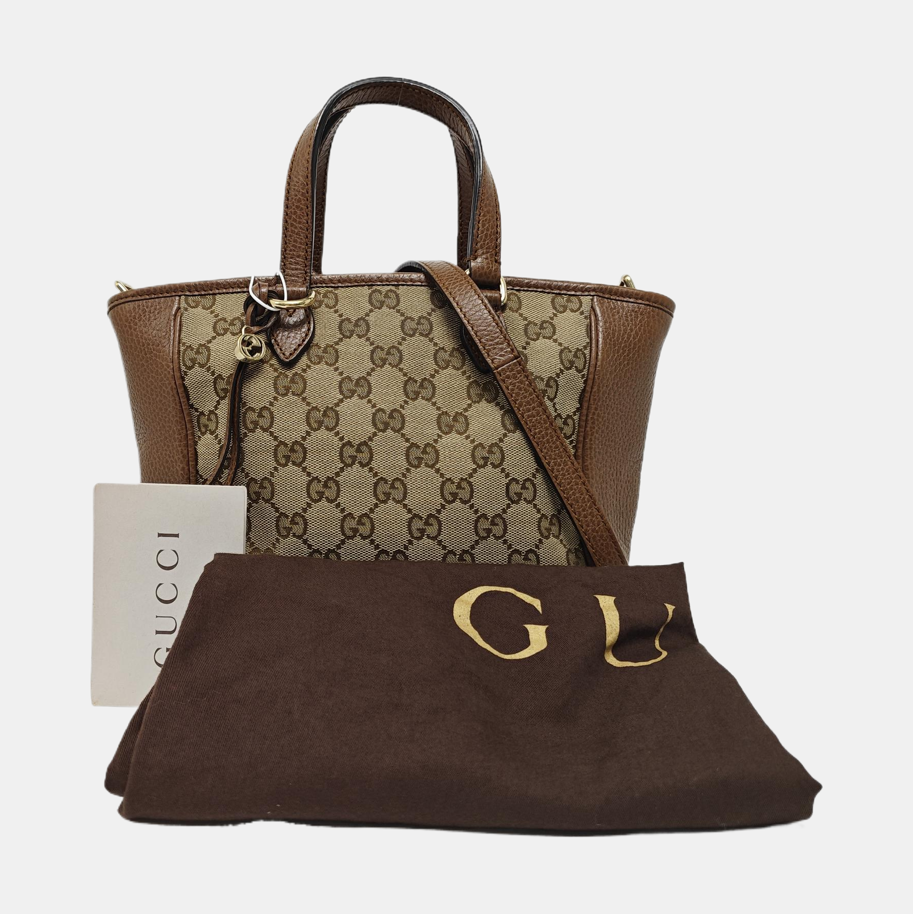 Bree Monogram Coated Canvas Beige