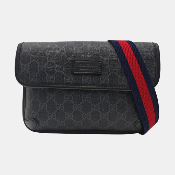 Neo Vintage Monogram Coated Canvas Black