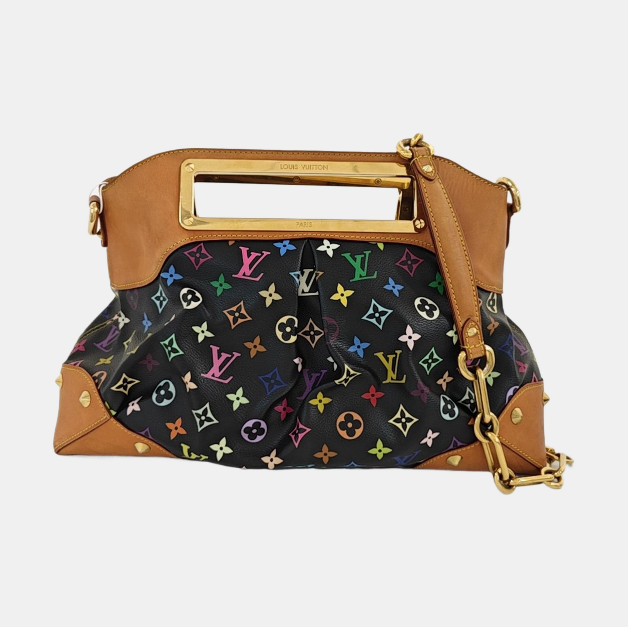LV × TM JUDY Monogram Coated Canvas Black