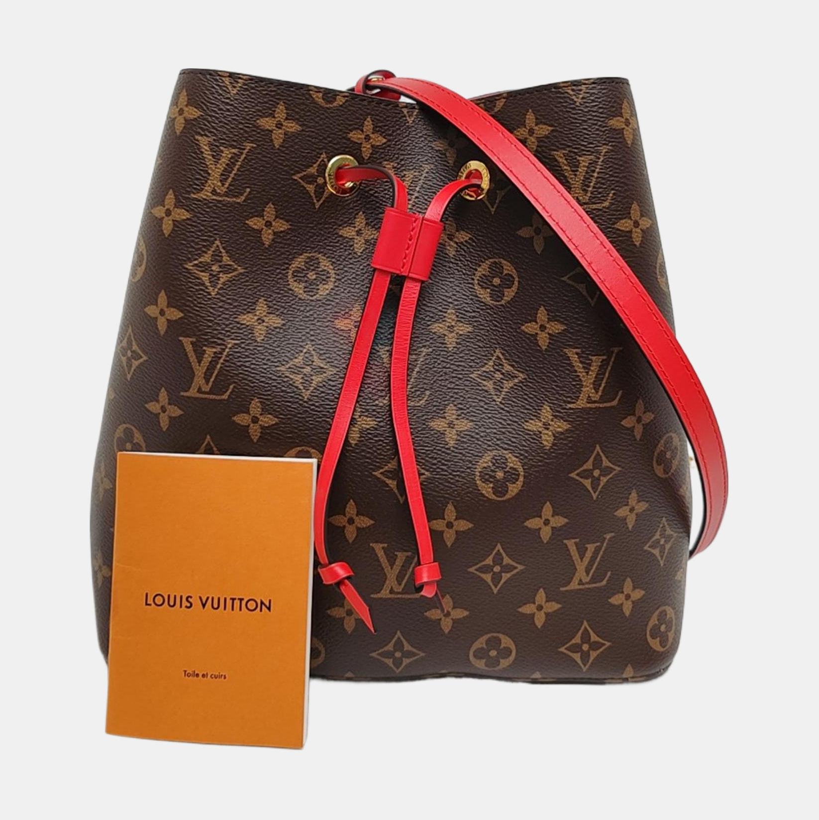 NÉONOÉ MM Monogram Coated Canvas Brown