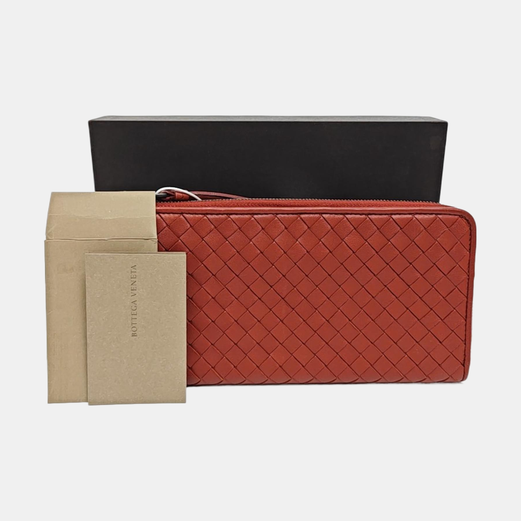 Calfskin Clutch Red