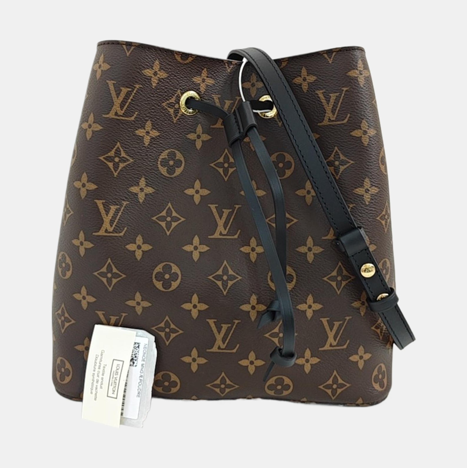 NÉONOÉ MM Monogram Coated Canvas Brown
