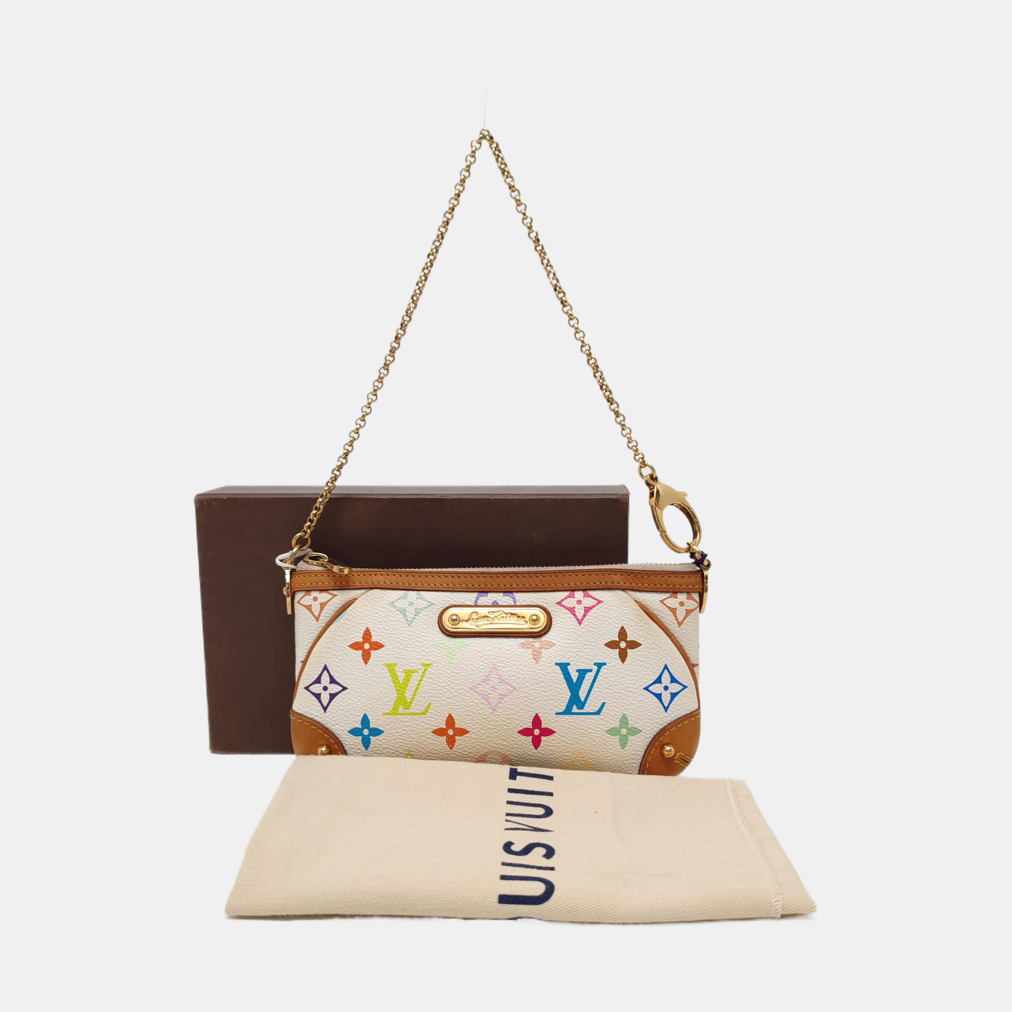 LV × TM VINTAGE MILLA Monogram Coated Canvas White