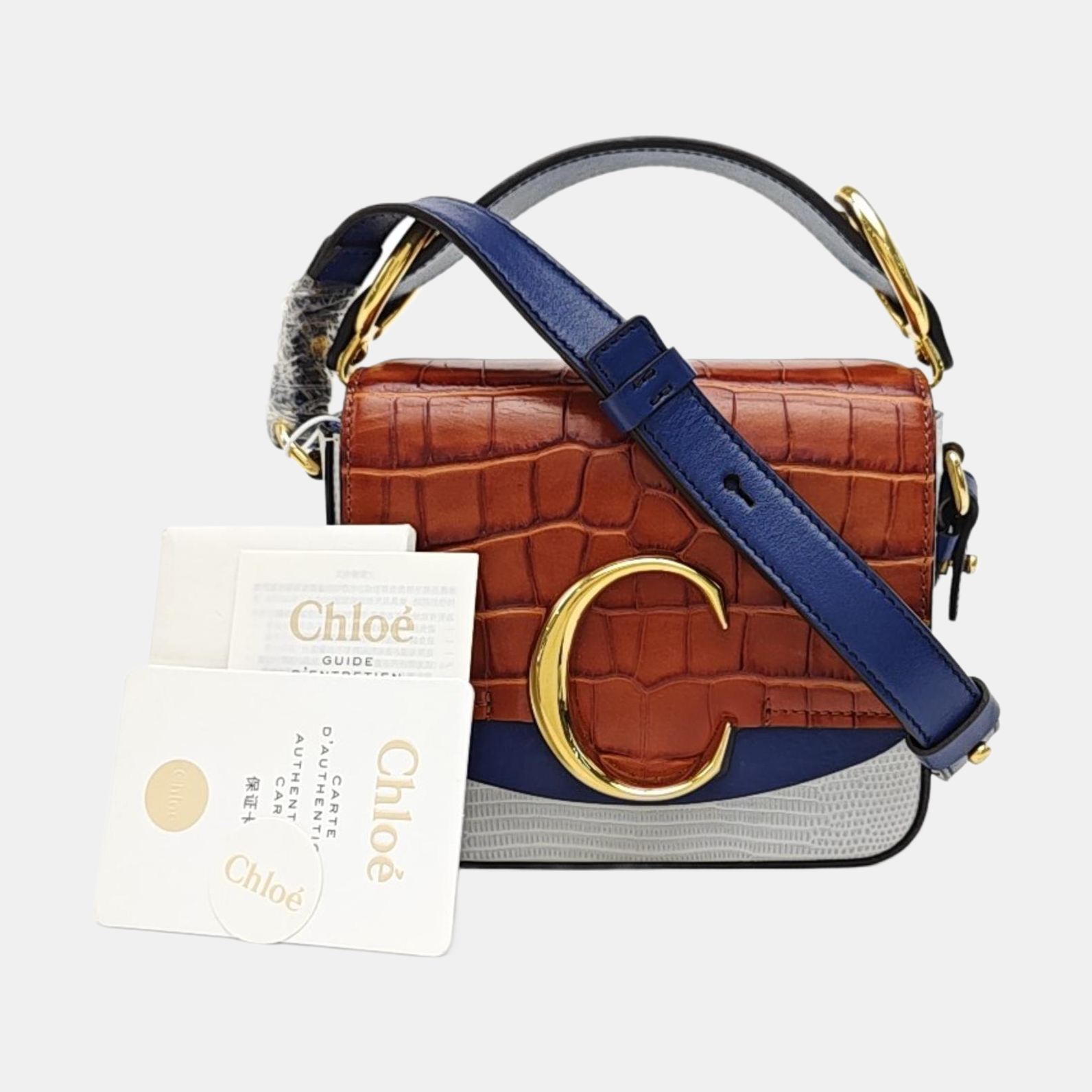 Chloé C Calfskin Brown