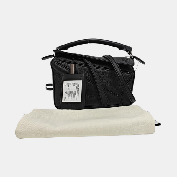 Puzzle Mini Calfskin Black